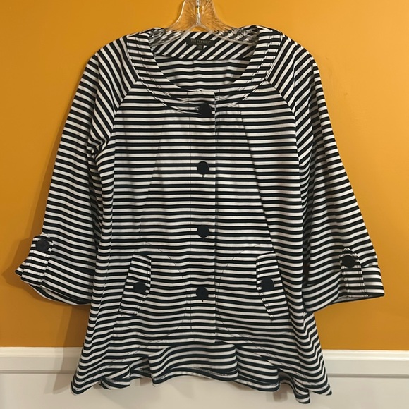 For Cynthia Jackets & Blazers - Striped Jacket by For Cynthia